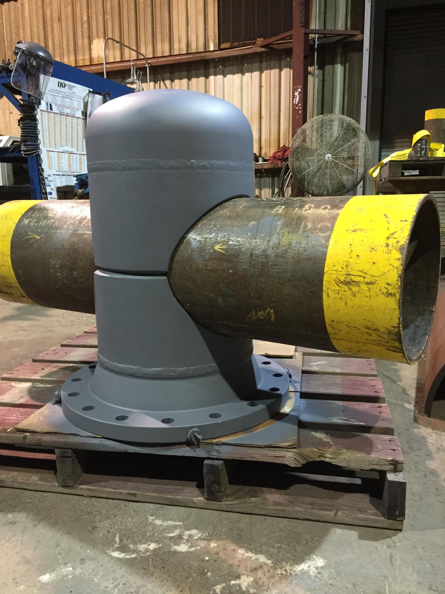 Completed fitting incorporated into a line-stop assembly